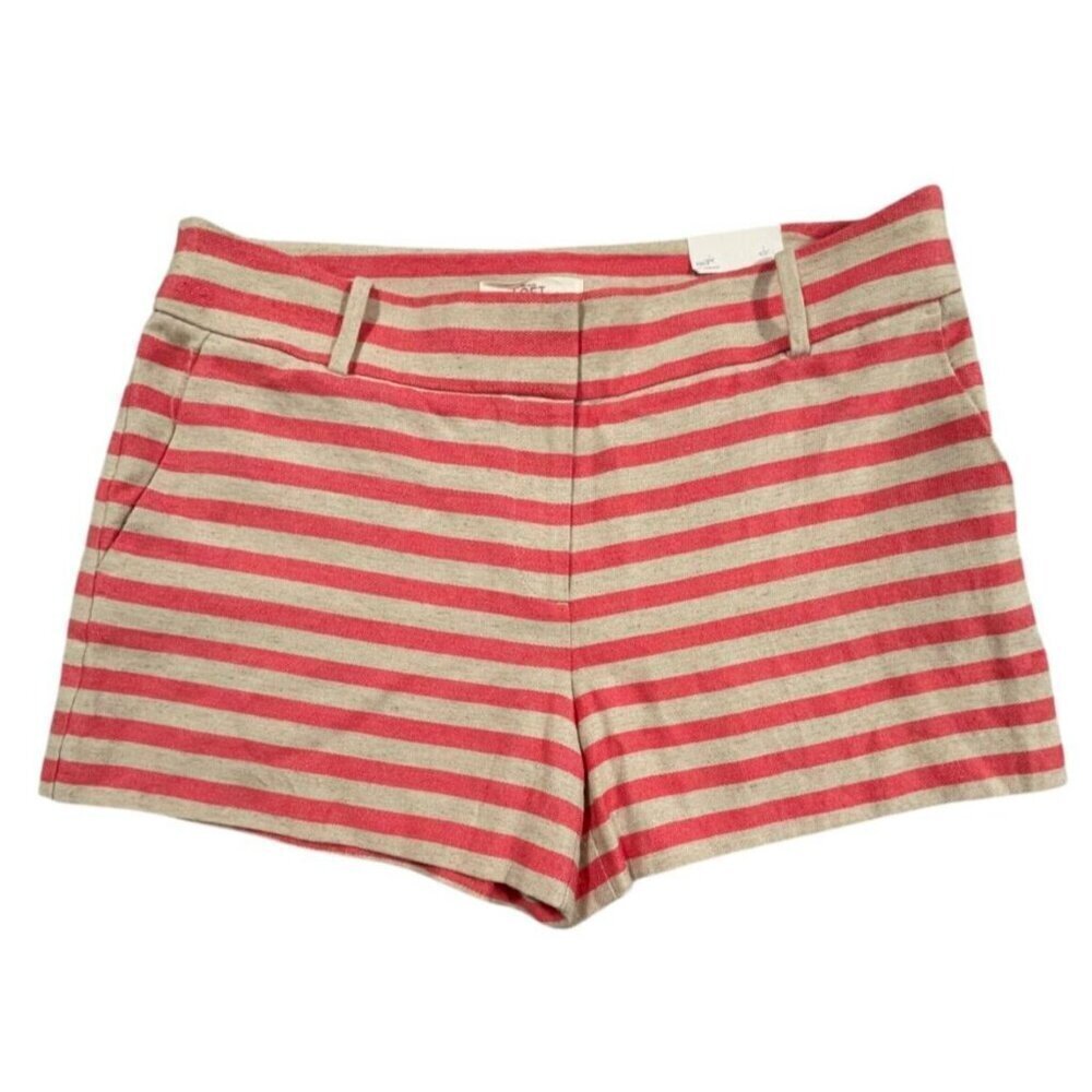 Ann Taylor Loft “The Riviera” Striped Shorts (Size 8)